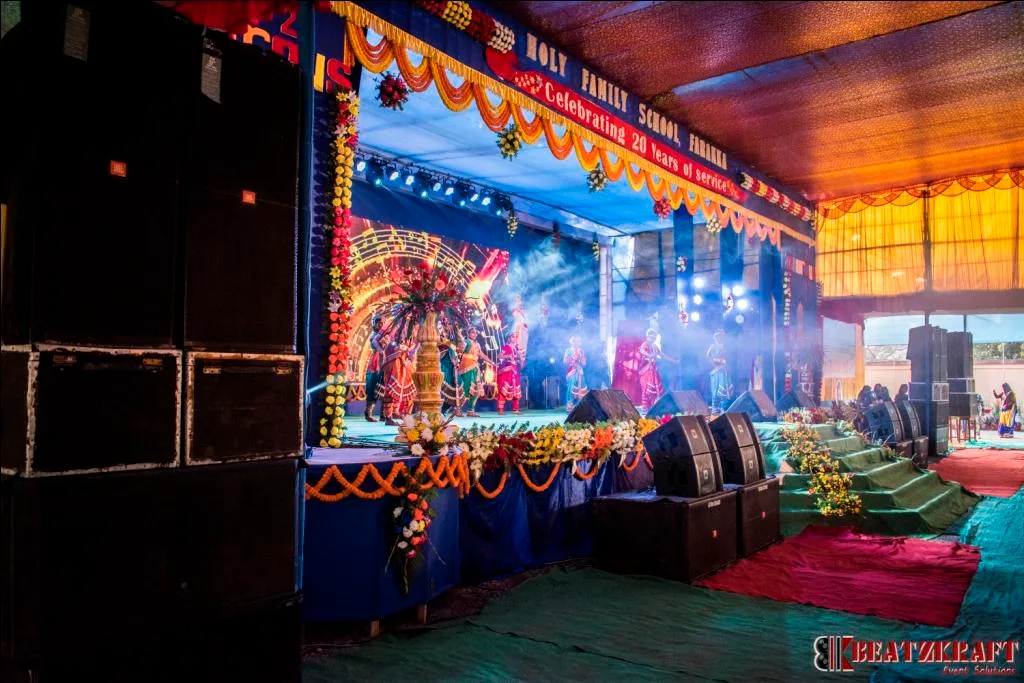 Stage production setup by Beatzkraft
